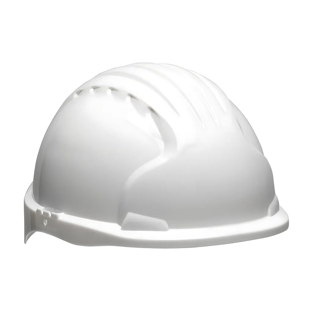 Jsp 280-Ev6151S-10 Evolution Deluxe 6151 Short Brim Hard Hat With Hdpe Shell, 6-Point Polyester Suspension And Wheel Ratchet Adjustment 280-EV6151S-10-11923