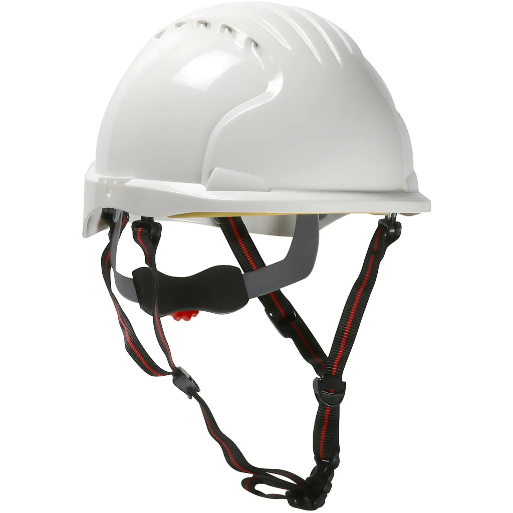 Jsp 280-Ev6151S-Ch-10 Short Brim Safety Helmet With Hdpe Shell, 4-Point Chinstrap, 6-Point Suspension And Wheel Ratchet Adjustment 280-EV6151S-CH-10-11926