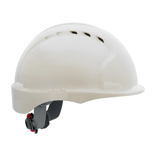 Jsp 280-Ev6151Sv-10 Vented, Short Brim Hard Hat With Hdpe Shell, 6-Point Polyester Suspension And Wheel Ratchet Adjustment 280-EV6151SV-10-11930