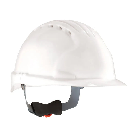 Jsp 280-Ev6151V-10 Standard Brim, Vented Hard Hat With Hdpe Shell, 6-Point Polyester Suspension And Wheel Ratchet Adjustment 280-EV6151V-10-11943