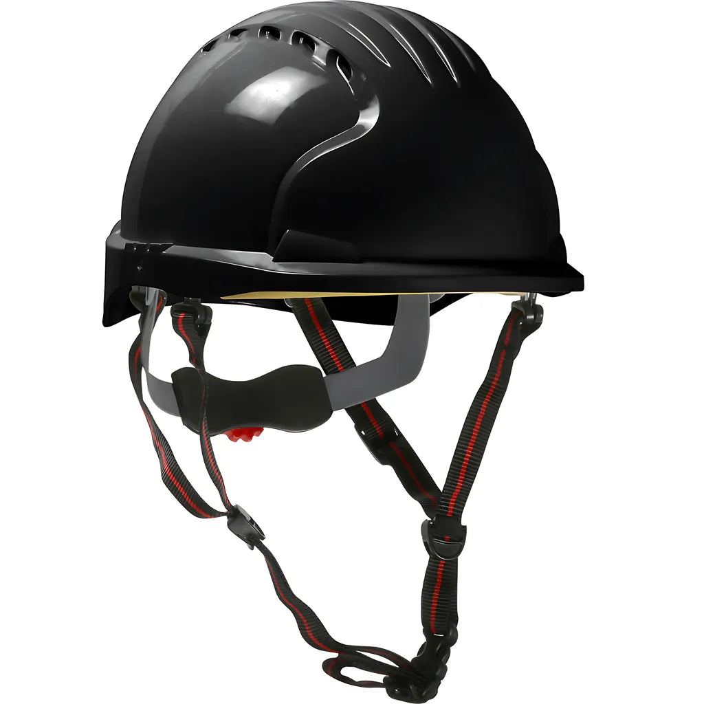 Jsp 280-Ev6151V-Ch-11 Vented, Cap Style Safety Helmet With Hdpe Shell, 4-Point Chinstrap, 6-Point Suspension And Wheel Ratchet Adjustment 280-EV6151V-CH-11-11945