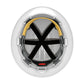 Jsp 280-Ev6161-10 Full Brim Hard Hat With Hdpe Shell, 6-Point Polyester Suspension And Wheel Ratchet Adjustment 280-EV6161-10-11957