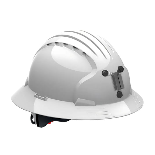 Jsp 280-Ev6161M-10 Full Brim Mining Hard Hat With Hdpe Shell, 6-Point Polyester Suspension And Wheel Ratchet Adjustment 280-EV6161M-10-11968