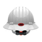 Jsp 280-Ev6161V-10 Vented, Full Brim Hard Hat With Hdpe Shell, 6-Point Polyester Suspension And Wheel Ratchet Adjustment 280-EV6161V-10-11990