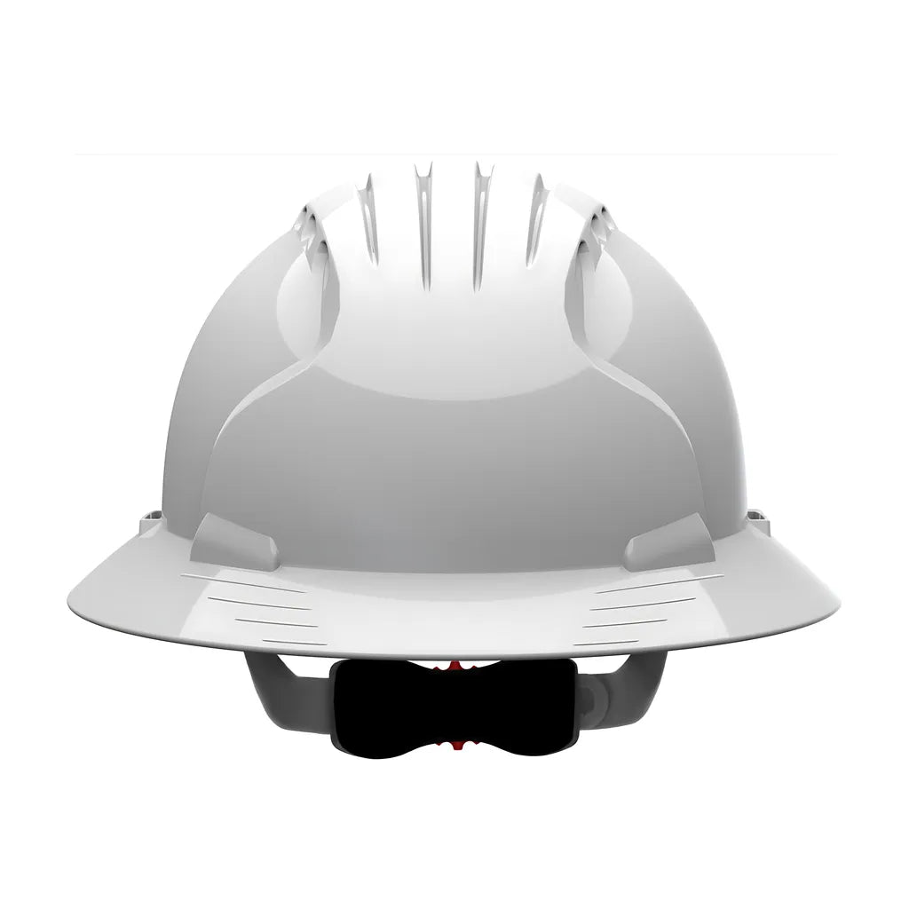 Jsp 280-Ev6161V-10 Vented, Full Brim Hard Hat With Hdpe Shell, 6-Point Polyester Suspension And Wheel Ratchet Adjustment 280-EV6161V-10-11993