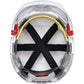 Jsp 280-Evln-01S Vistalens Type I, Non-Vented Industrial Safety Helmet With Lightweight Abs Shell, Integrated Ansi Z87.1 Eye Protection, 6-Point Polyester Suspension And Wheel Ratchet Adjustment 280-EVLN-01S-12008