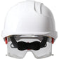 Jsp 280-Evln-01W Vistalens Type I, Non-Vented Industrial Safety Helmet With Lightweight Abs Shell, Integrated Ansi Z87.1 Eye Protection, 6-Point Polyester Suspension And Wheel Ratchet Adjustment 280-EVLN-01W-12001