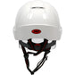 Jsp 280-Evsv-Ch-01W Type I, Vented Industrial Safety Helmet With Fully Adjustable Four Point Chinstrap, Lightweight Abs Shell, Integrated Faceshield, 6-Point Polyester Suspension And Wheel Ratchet Adjustment 280-EVSV-CH-01W-12065