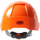 Jsp 280-Evsv-Ors Type I, Vented Industrial Safety Helmet With Lightweight Abs Shell, Integrated Ansi Z87.1 Faceshield, 6-Point Polyester Suspension And Wheel Ratchet Adjustment 280-EVSV-ORS-12043