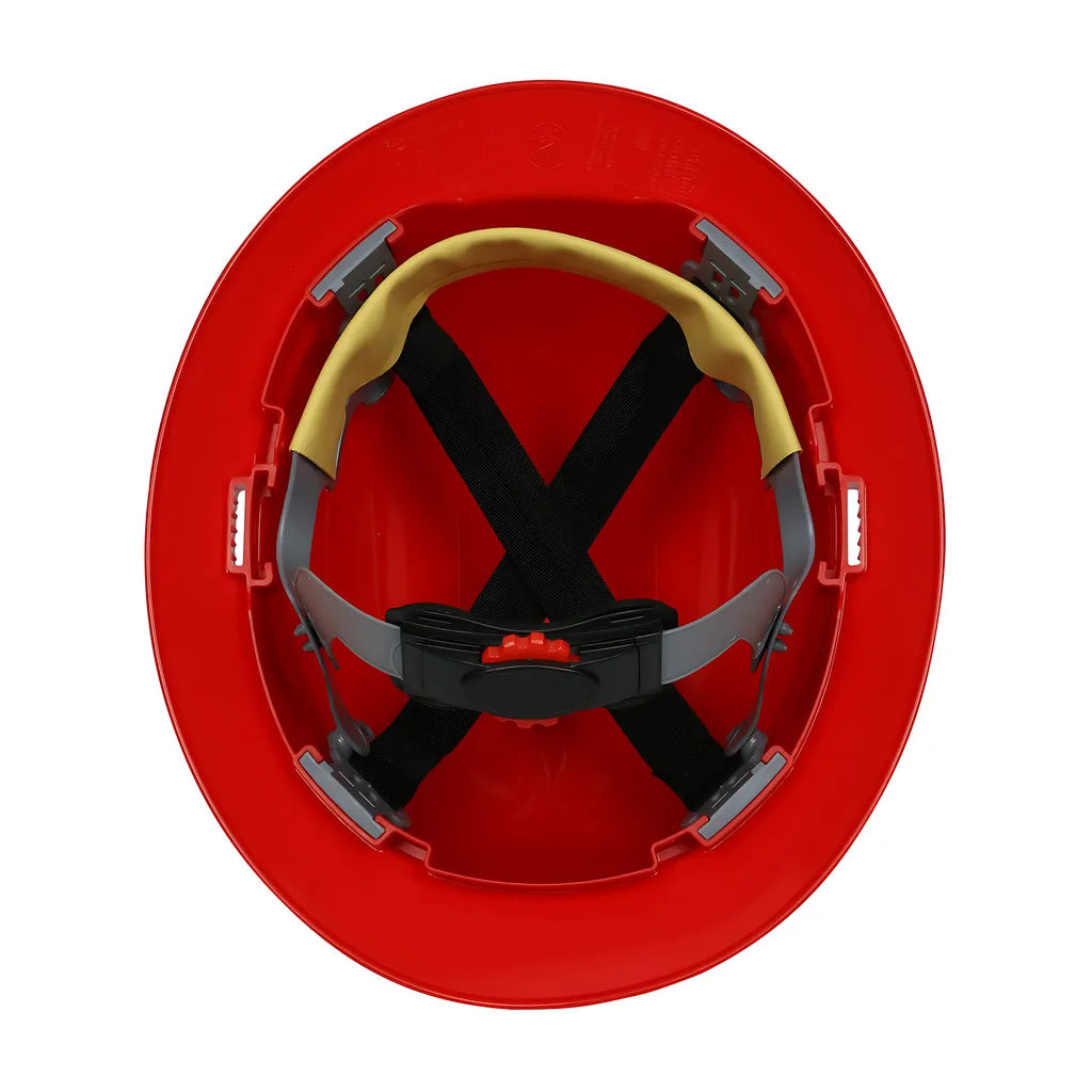 Pip 280-Fbw4200-60 Full Brim Hard Hat With Hdpe Shell, 4-Point Polyester Suspension And Wheel Ratchet Adjustment 280-FBW4200-60-12077