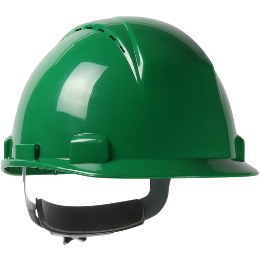 Dynamic 280-Hp1142Rspv-04 Vented, Type Ii, Short Brim Cap Style Hard Hat With Hdpe Shell, 4-Point Textile Suspension And Wheel Ratchet Adjustment 280-HP1142RSPV-04-12111