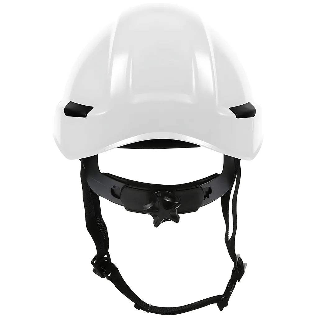 Dynamic 280-Hp141R-01 Industrial Climbing Helmet With Polycarbonate / Abs Shell, Nylon Suspension, Wheel Ratchet Adjustment And 4-Point Chin Strap 280-HP141R-01-12148