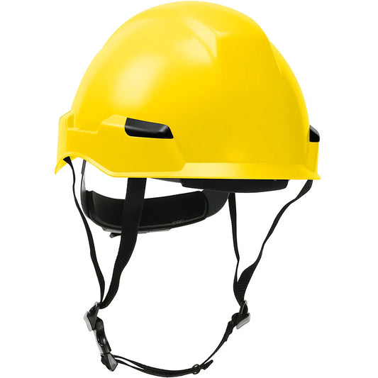 Dynamic 280-Hp141R-02 Industrial Climbing Helmet With Polycarbonate / Abs Shell, Nylon Suspension, Wheel Ratchet Adjustment And 4-Point Chin Strap 280-HP141R-02-12149