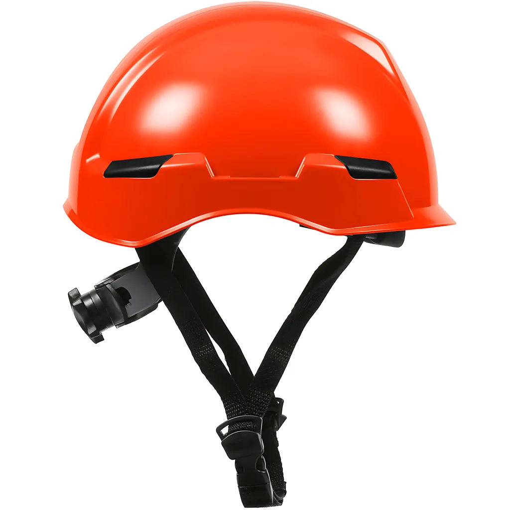 Dynamic 280-Hp141R-03 Industrial Climbing Helmet With Polycarbonate / Abs Shell, Nylon Suspension, Wheel Ratchet Adjustment And 4-Point Chin Strap 280-HP141R-03-12138