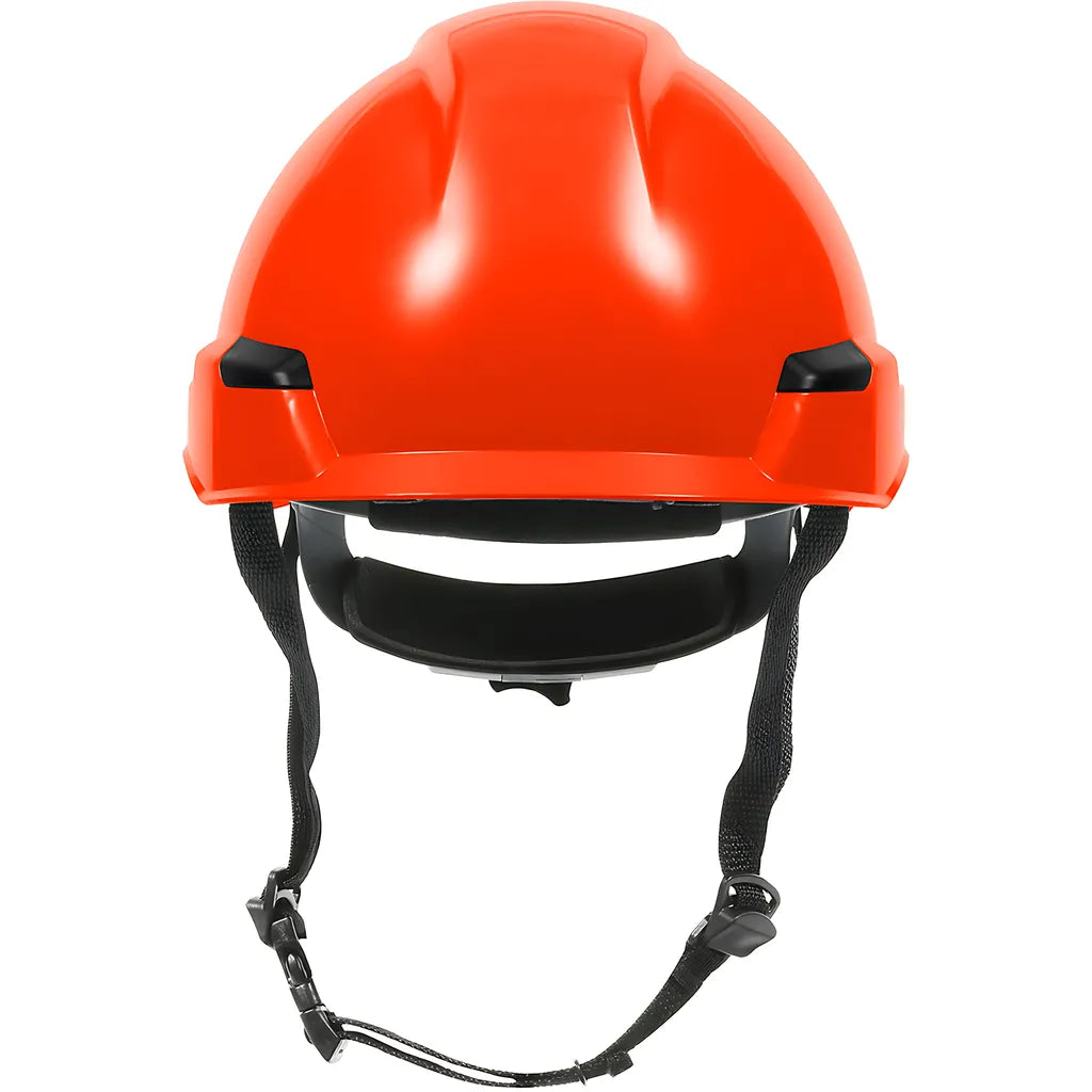 Dynamic 280-Hp141R-03 Industrial Climbing Helmet With Polycarbonate / Abs Shell, Nylon Suspension, Wheel Ratchet Adjustment And 4-Point Chin Strap 280-HP141R-03-12139