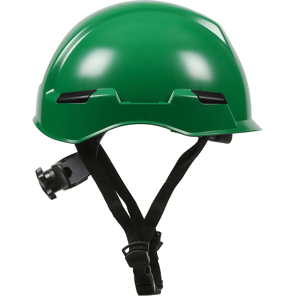 Dynamic 280-Hp141R-04 Industrial Climbing Helmet With Polycarbonate / Abs Shell, Nylon Suspension, Wheel Ratchet Adjustment And 4-Point Chin Strap 280-HP141R-04-12126