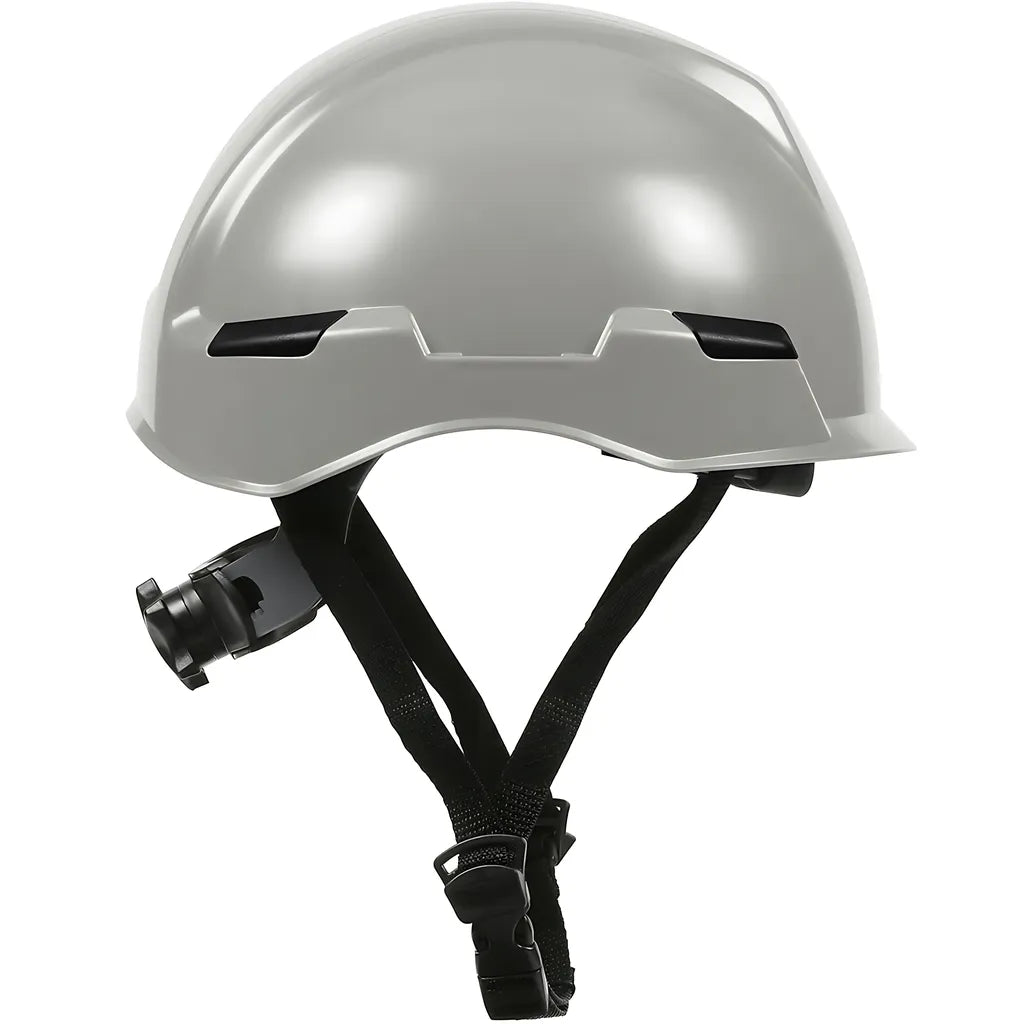 Dynamic 280-Hp141R-09 Industrial Climbing Helmet With Polycarbonate / Abs Shell, Nylon Suspension, Wheel Ratchet Adjustment And 4-Point Chin Strap 280-HP141R-09-12130