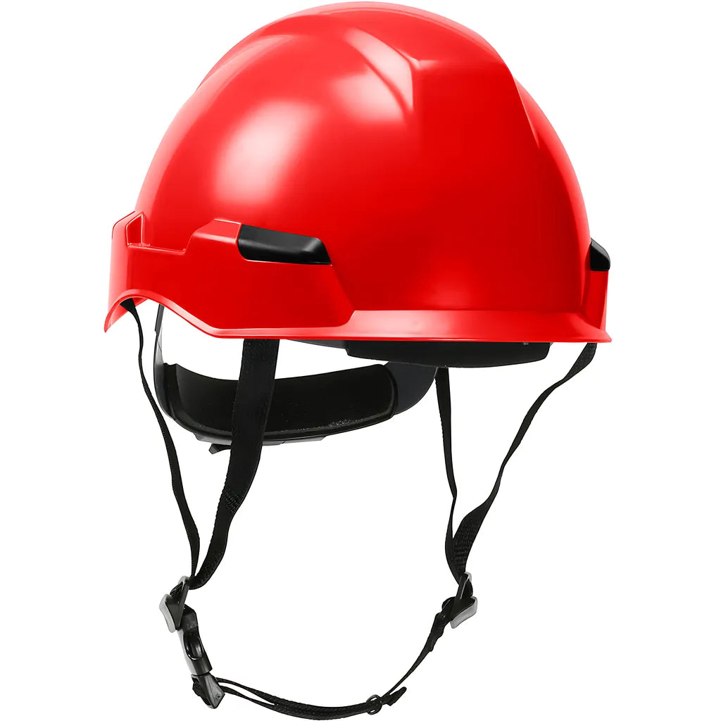 Dynamic 280-Hp141R-15 Industrial Climbing Helmet With Polycarbonate / Abs Shell, Nylon Suspension, Wheel Ratchet Adjustment And 4-Point Chin Strap 280-HP141R-15-12141