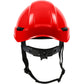 Dynamic 280-Hp141R-15 Industrial Climbing Helmet With Polycarbonate / Abs Shell, Nylon Suspension, Wheel Ratchet Adjustment And 4-Point Chin Strap 280-HP141R-15-12144