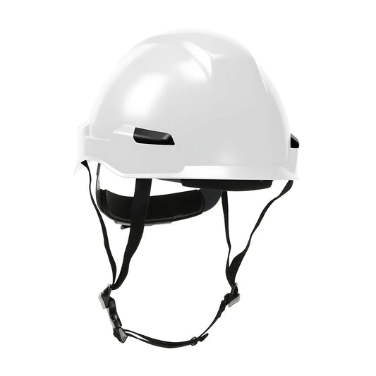 Dynamic 280-Hp142R-01 Industrial Climbing Helmet With Polycarbonate / Abs Shell, Hi-Density Foam Impact Liner, Nylon Suspension, Wheel Ratchet Adjustment And 4-Point Chin Strap 280-HP142R-01-12184