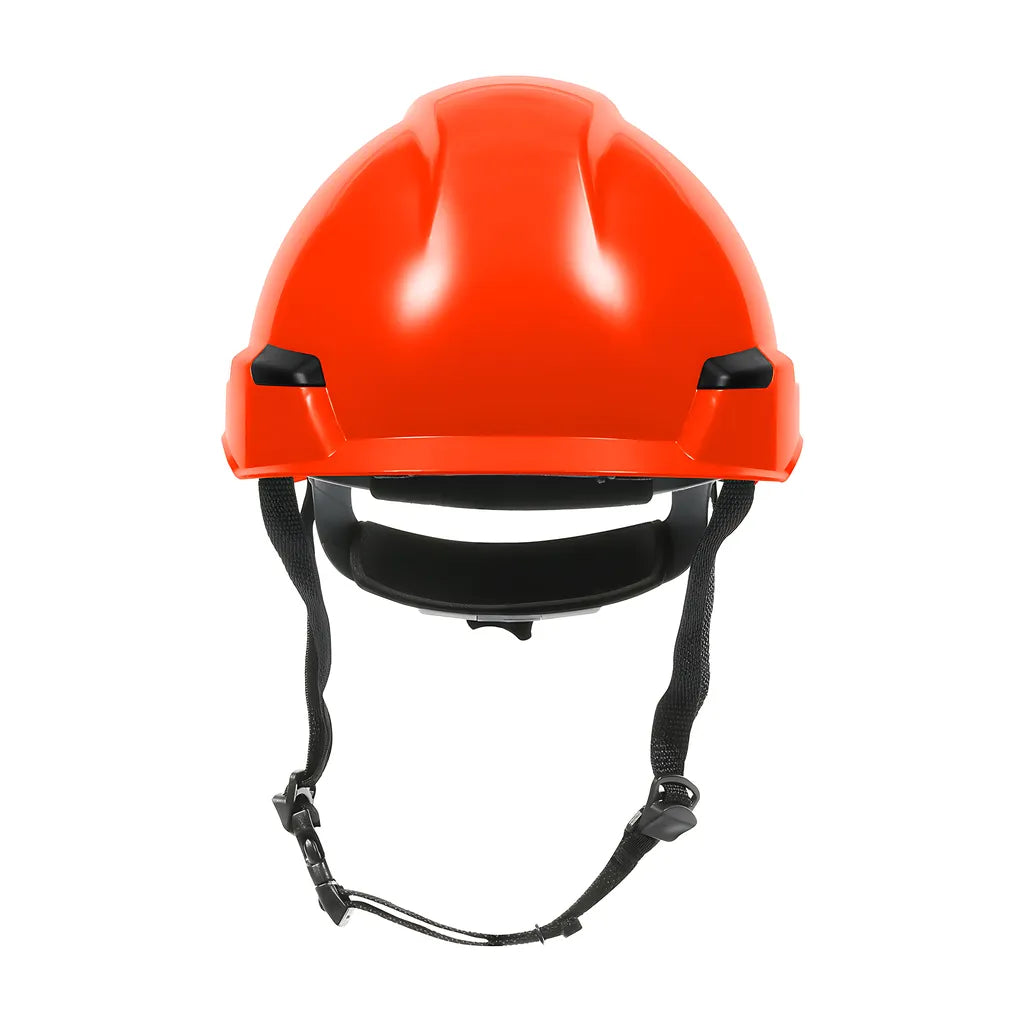 Dynamic 280-Hp142R-03 Industrial Climbing Helmet With Polycarbonate / Abs Shell, Hi-Density Foam Impact Liner, Nylon Suspension, Wheel Ratchet Adjustment And 4-Point Chin Strap 280-HP142R-03-12176