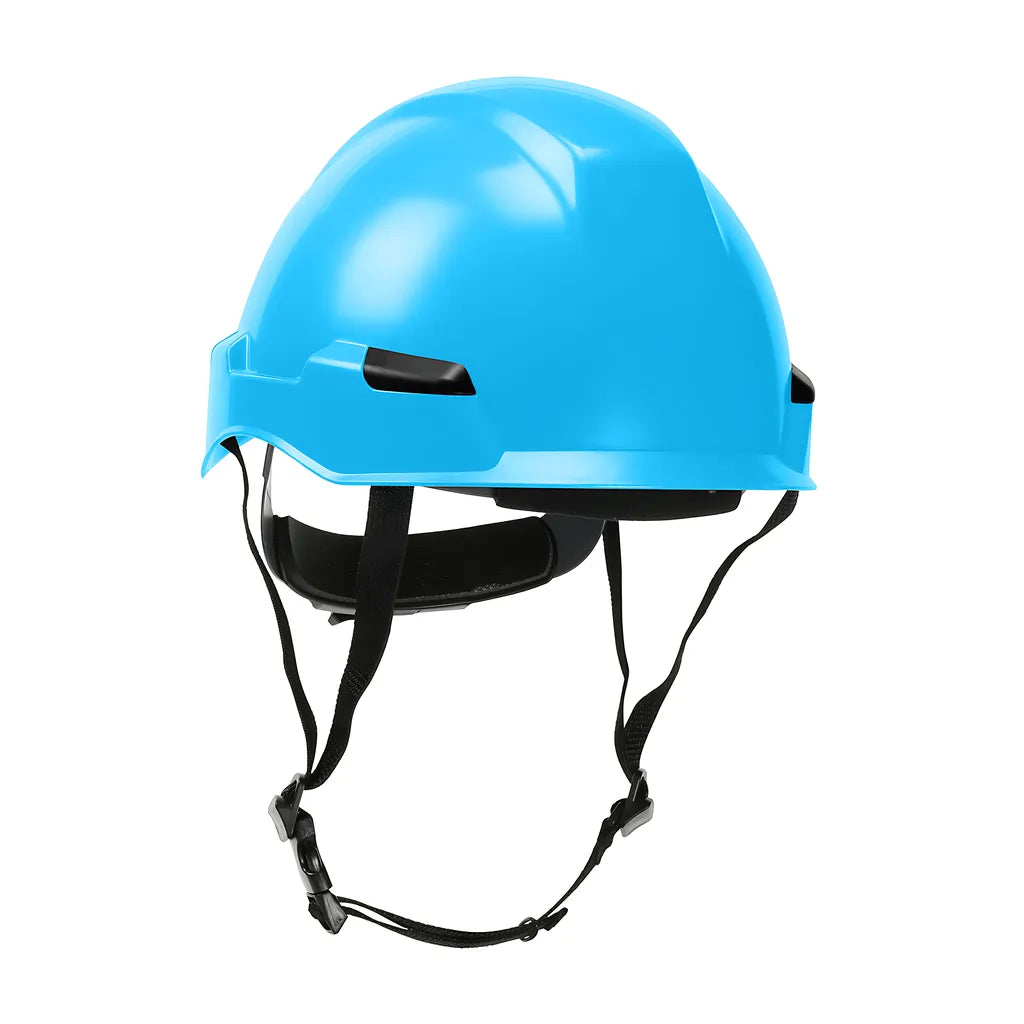 Dynamic 280-Hp142R-06 Industrial Climbing Helmet With Polycarbonate / Abs Shell, Hi-Density Foam Impact Liner, Nylon Suspension, Wheel Ratchet Adjustment And 4-Point Chin Strap 280-HP142R-06-12169