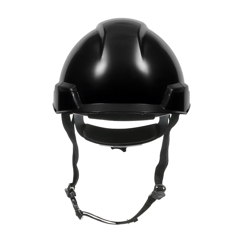 Dynamic 280-Hp142R-11 Industrial Climbing Helmet With Polycarbonate / Abs Shell, Hi-Density Foam Impact Liner, Nylon Suspension, Wheel Ratchet Adjustment And 4-Point Chin Strap 280-HP142R-11-12156