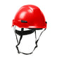 Dynamic 280-Hp142R-15 Industrial Climbing Helmet With Polycarbonate / Abs Shell, Hi-Density Foam Impact Liner, Nylon Suspension, Wheel Ratchet Adjustment And 4-Point Chin Strap 280-HP142R-15-12179