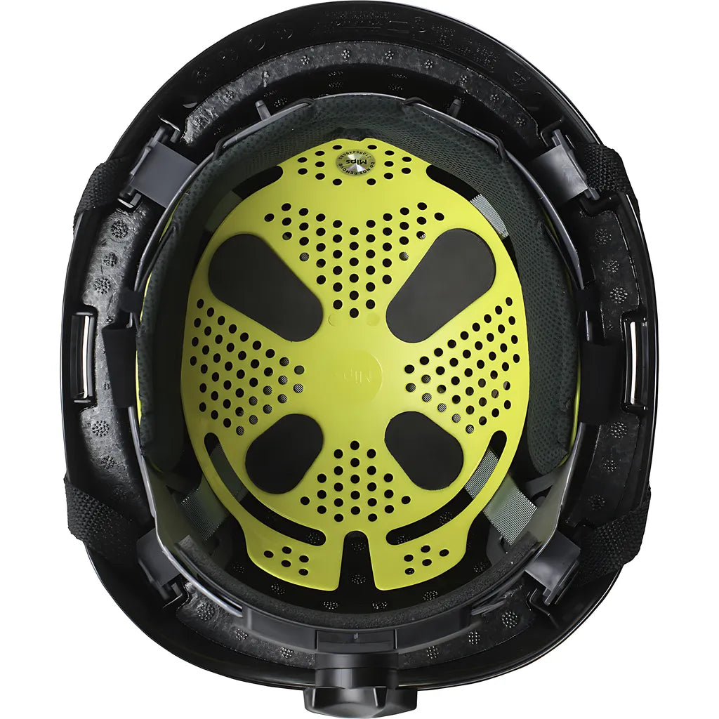 Dynamic 280-Hp142Rm-11 Industrial Climbing Helmet With Mips Technology, Polycarbonate/Abs Shell, Hi-Density Foam Impact Liner, Nylon Suspension, Wheel Ratchet Adjustment And 4-Point Chin Strap 280-HP142RM-11-12194