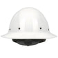 Pip 280-Hp1481R-01 Full Brim Smooth Dome Hard Hat With Fiberglass Resin Shell, 8-Point Riveted Textile Suspension And Wheel-Ratchet Adjustment 280-HP1481R-01-12218