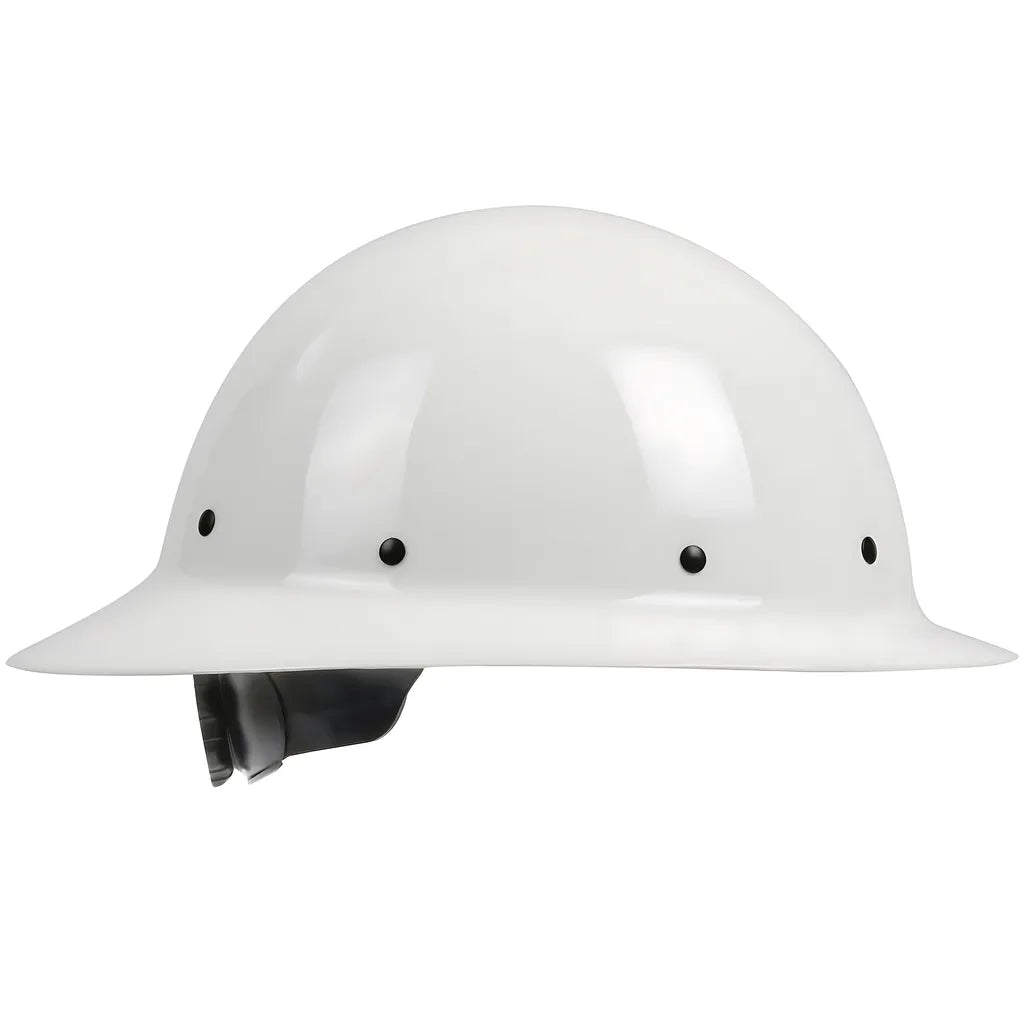 Pip 280-Hp1481R-01 Full Brim Smooth Dome Hard Hat With Fiberglass Resin Shell, 8-Point Riveted Textile Suspension And Wheel-Ratchet Adjustment 280-HP1481R-01-12219