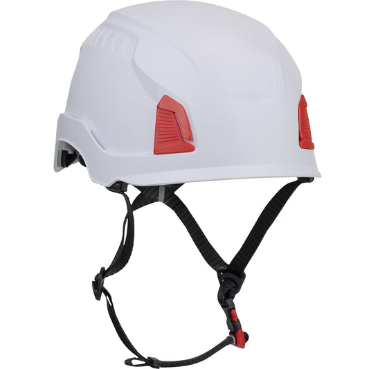 PIP 280-HP1491RM-01 Industrial Climbing Helmet with Mips Technology, ABS Shell, EPS Foam Impact Liner, HDPE Suspension, Wheel Ratchet Adjustment and 4-Point Chin Strap