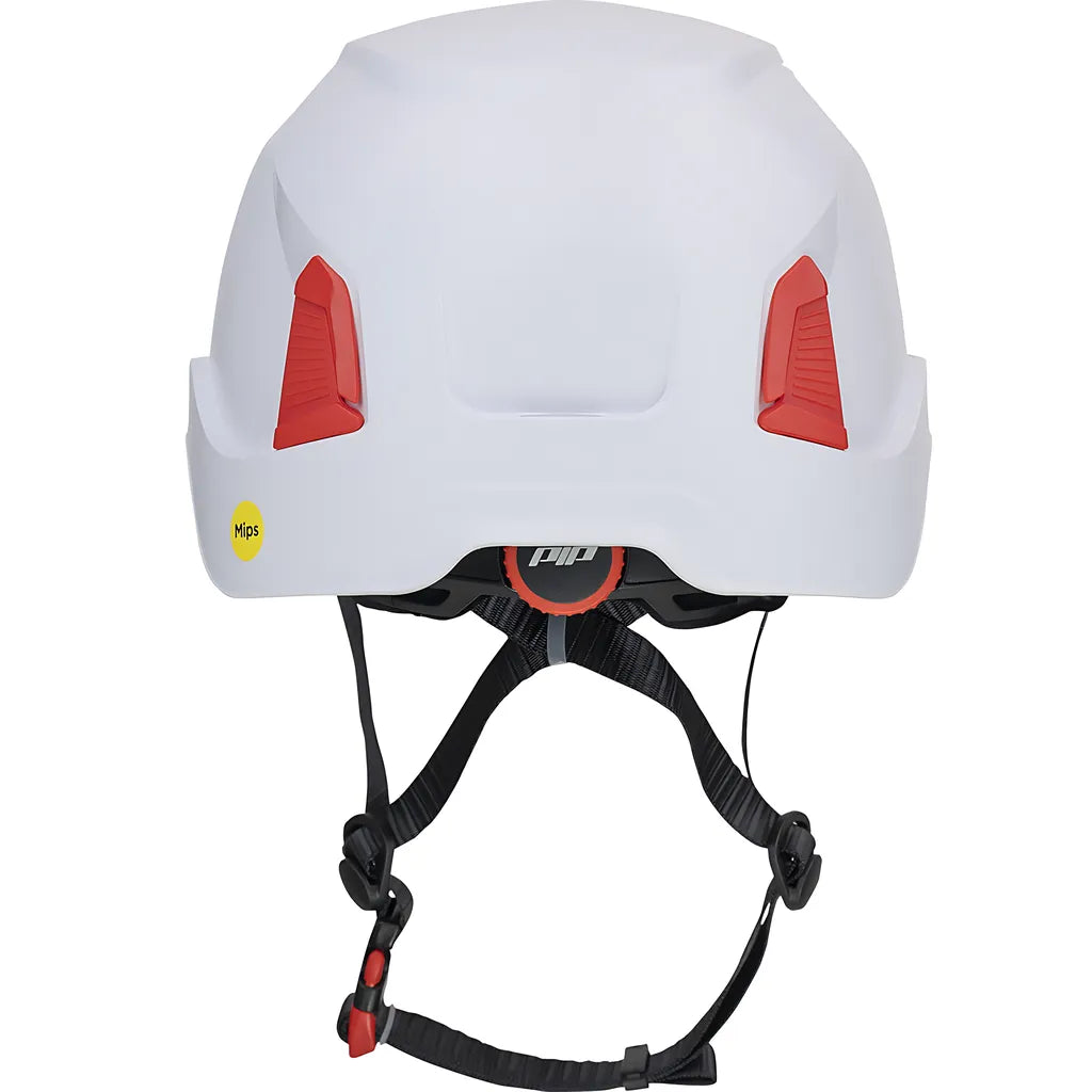 Pip 280-Hp1491Rm-01 Industrial Climbing Helmet With Mips Technology, Abs Shell, Eps Foam Impact Liner, Hdpe Suspension, Wheel Ratchet Adjustment And 4-Point Chin Strap 280-HP1491RM-01-12260