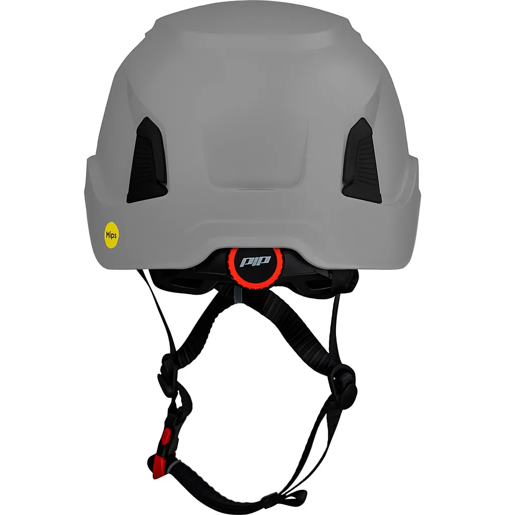 Pip 280-Hp1491Rm-09 Industrial Climbing Helmet With Mips Technology, Abs Shell, Eps Foam Impact Liner, Hdpe Suspension, Wheel Ratchet Adjustment And 4-Point Chin Strap 280-HP1491RM-09-12243