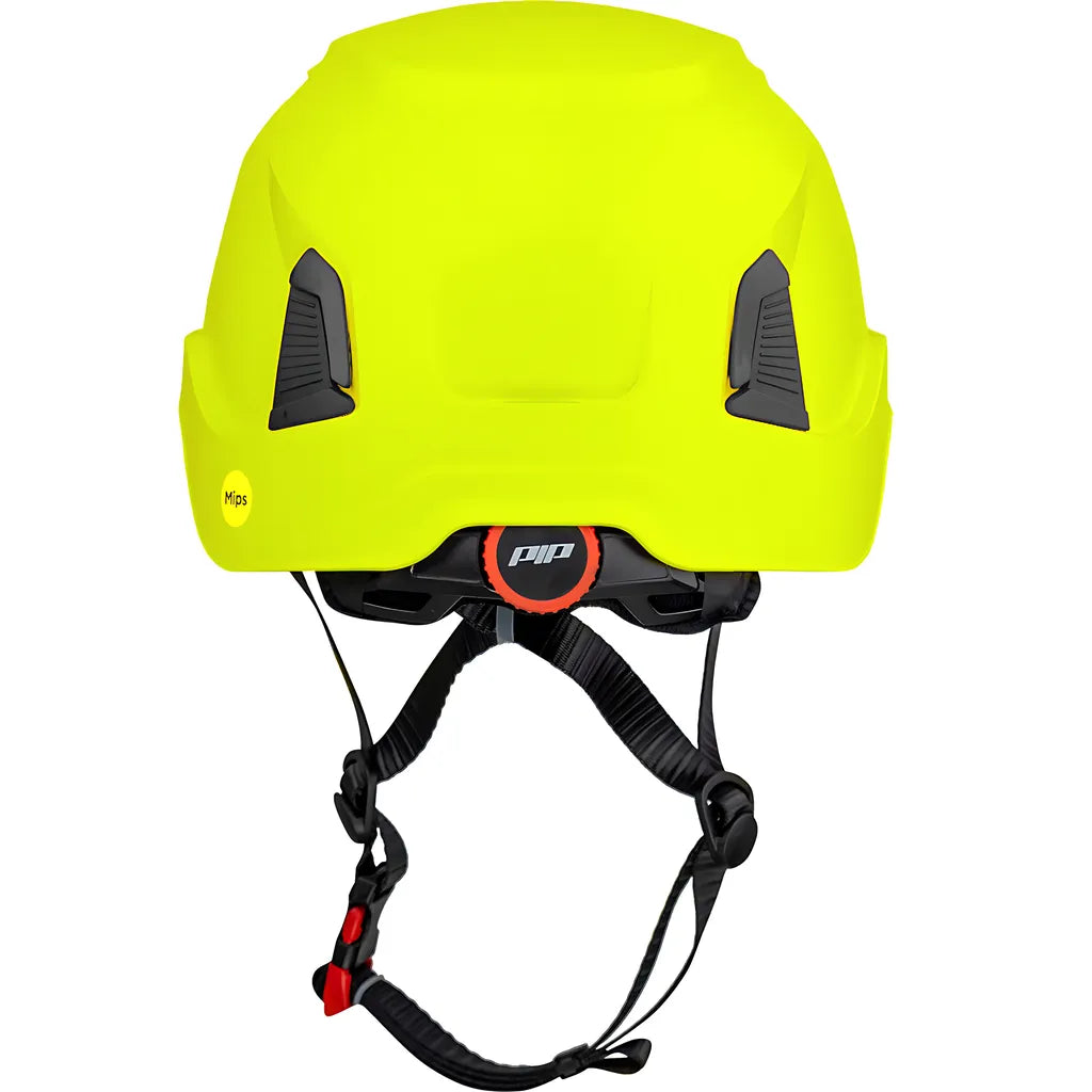 Pip 280-Hp1491Rm-44 Industrial Climbing Helmet With Mips Technology, Abs Shell, Eps Foam Impact Liner, Hdpe Suspension, Wheel Ratchet Adjustment And 4-Point Chin Strap 280-HP1491RM-44-12252