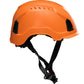 PIP 280-HP1491RVM-03 Vented, Industrial Climbing Helmet with Mips Technology, ABS Shell, EPS Foam Impact Liner, HDPE Suspension, Wheel Ratchet Adjustment and 4-Point Chin Strap