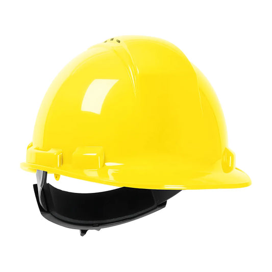 Dynamic 280-Hp241Rv-02 Vented, Cap Style Hard Hat With Hdpe Shell, 4-Point Textile Suspension And Wheel Ratchet Adjustment 280-HP241RV-02-12376