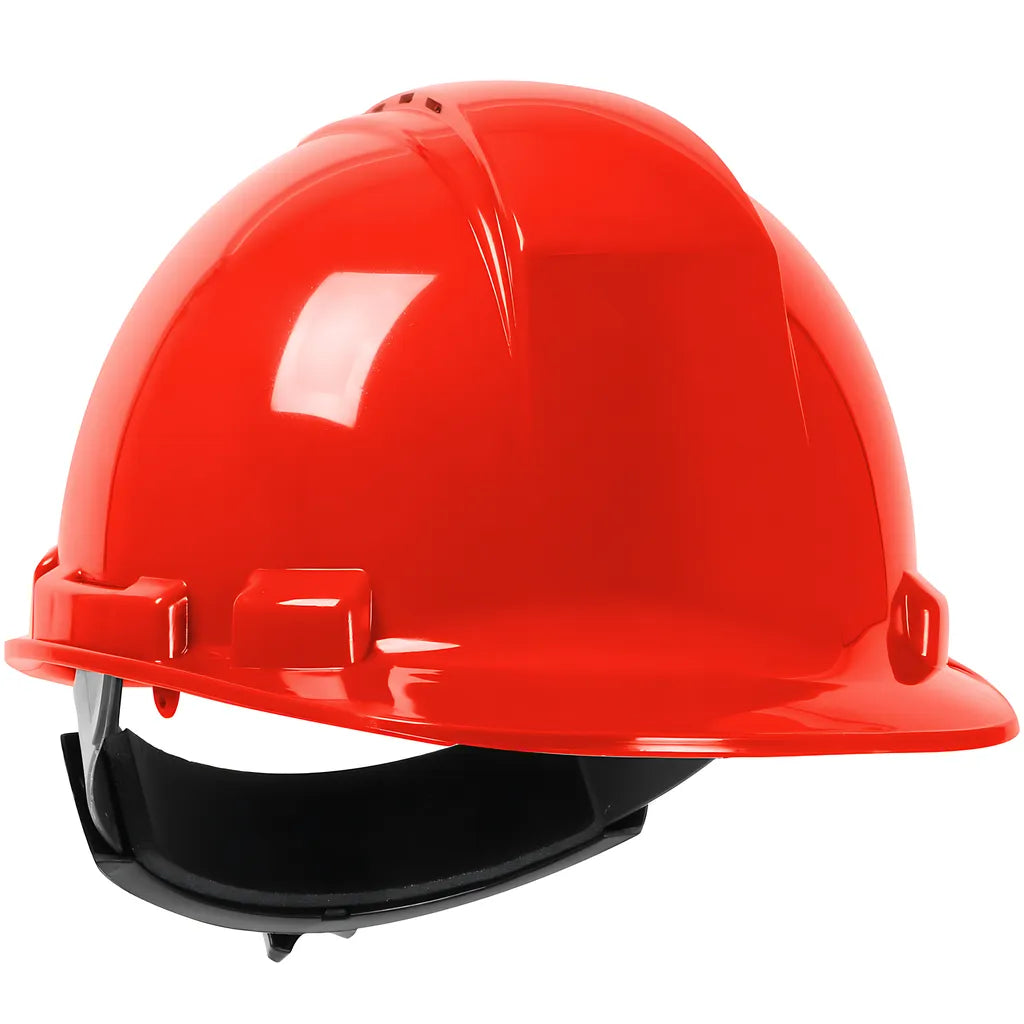 Dynamic 280-Hp241Rv-15 Vented, Cap Style Hard Hat With Hdpe Shell, 4-Point Textile Suspension And Wheel Ratchet Adjustment 280-HP241RV-15-12367