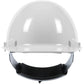 Dynamic 280-Hp341R-01 Cap Style Smooth Dome Hard Hat With Hdpe Shell, 4-Point Textile Suspension And Wheel-Ratchet Adjustment 280-HP341R-01-12389