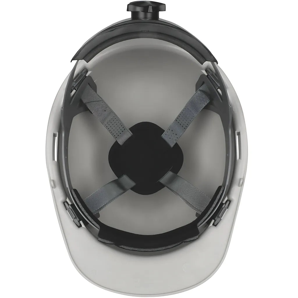 Dynamic 280-Hp341R-01 Cap Style Smooth Dome Hard Hat With Hdpe Shell, 4-Point Textile Suspension And Wheel-Ratchet Adjustment 280-HP341R-01-12392