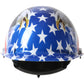 Dynamic 280-Hp341R-Usa Cap Style Smooth Dome Hard Hat With Hdpe Shell, 4-Point Textile Suspension, Graphic Wrap And Wheel-Ratchet Adjustment 280-HP341R-USA-12399