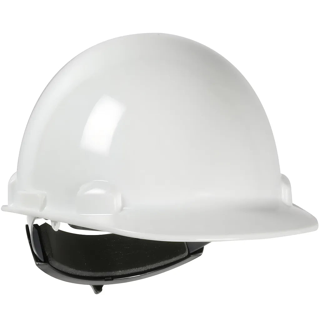 Dynamic 280-Hp341Sr-01 Cap Style Smooth Dome Hard Hat With Hdpe Shell, 4-Point Textile Suspension And Swing Wheel-Ratchet Adjustment 280-HP341SR-01-12413