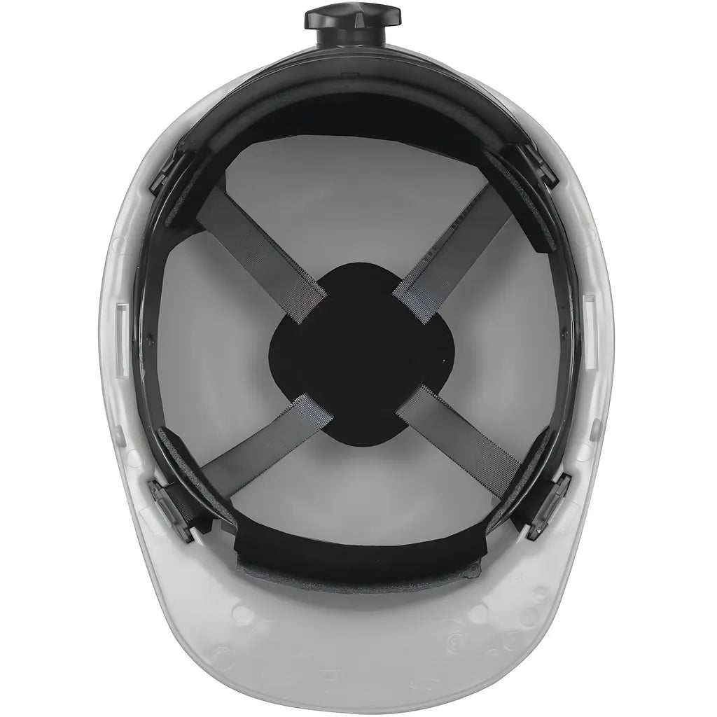 Dynamic 280-Hp341Sr-01 Cap Style Smooth Dome Hard Hat With Hdpe Shell, 4-Point Textile Suspension And Swing Wheel-Ratchet Adjustment 280-HP341SR-01-12415