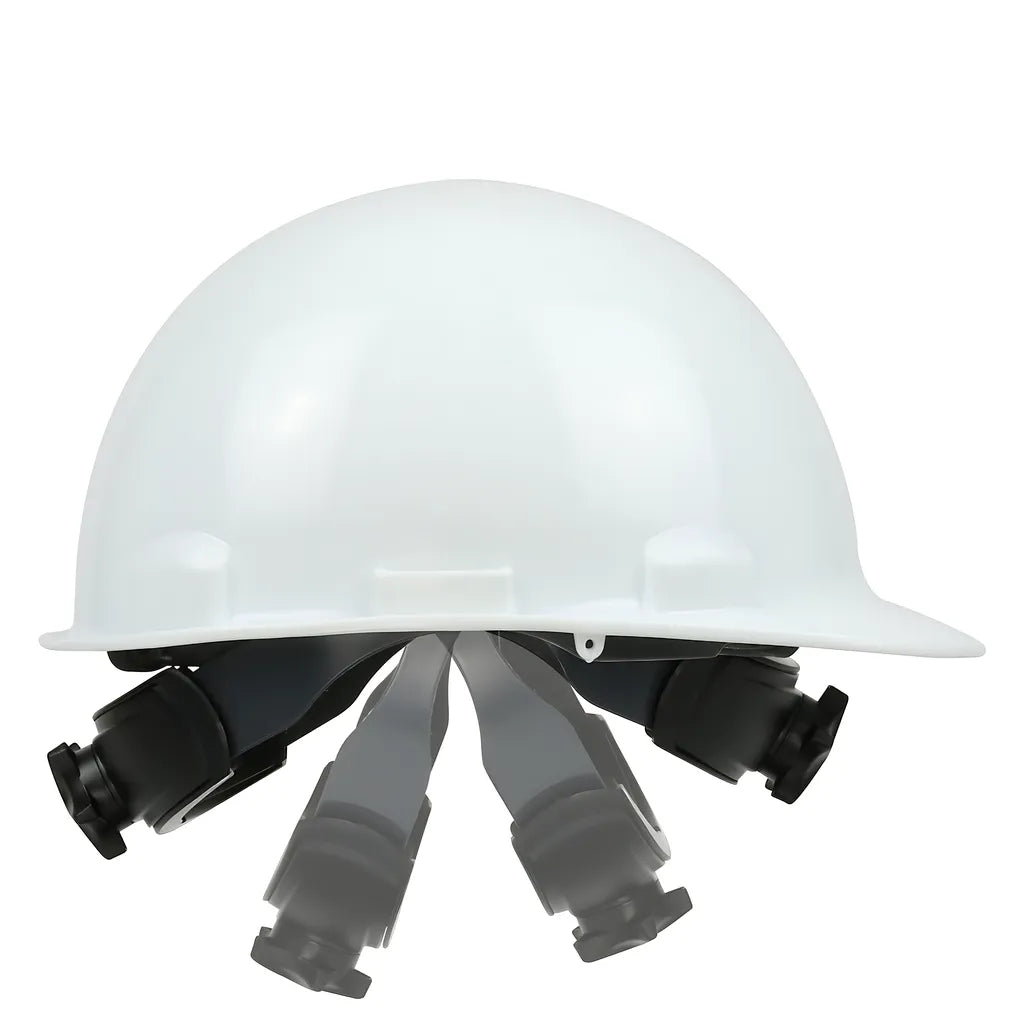 Dynamic 280-Hp341Sr-01 Cap Style Smooth Dome Hard Hat With Hdpe Shell, 4-Point Textile Suspension And Swing Wheel-Ratchet Adjustment 280-HP341SR-01-12416