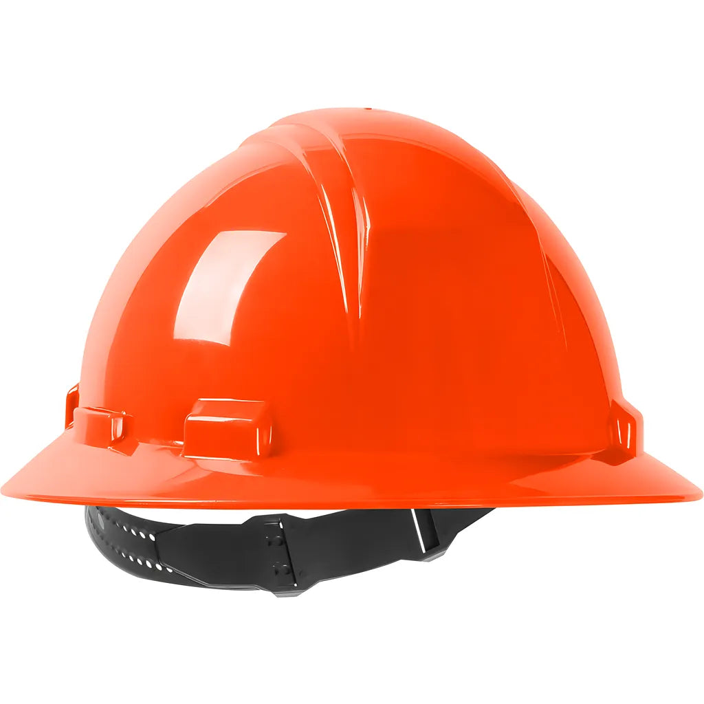 Dynamic 280-Hp641-03 Full Brim Hard Hat With Hdpe Shell, 4-Point Textile Suspension And Pin-Lock Adjustment 280-HP641-03-12460