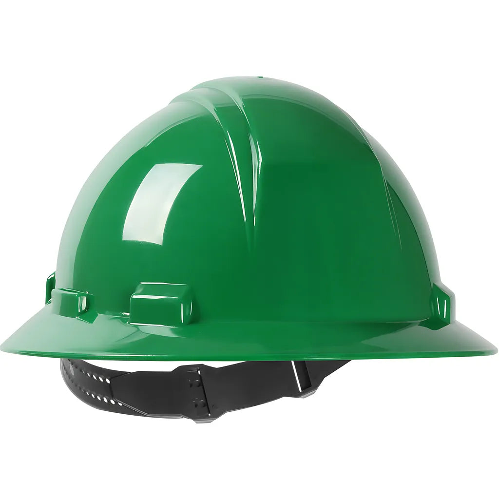 Dynamic 280-Hp641-04 Full Brim Hard Hat With Hdpe Shell, 4-Point Textile Suspension And Pin-Lock Adjustment 280-HP641-04-12453