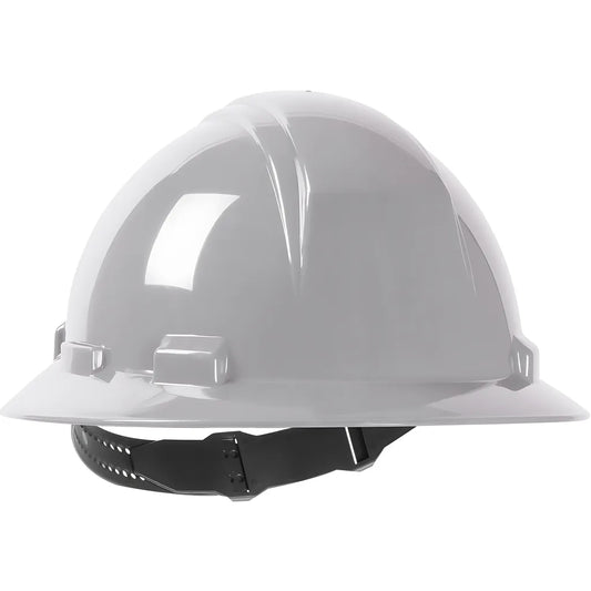 Dynamic 280-Hp641-09 Full Brim Hard Hat With Hdpe Shell, 4-Point Textile Suspension And Pin-Lock Adjustment 280-HP641-09-12456