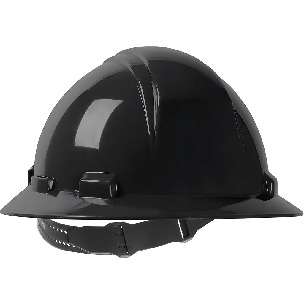 Dynamic 280-Hp641-11 Full Brim Hard Hat With Hdpe Shell, 4-Point Textile Suspension And Pin-Lock Adjustment 280-HP641-11-12455