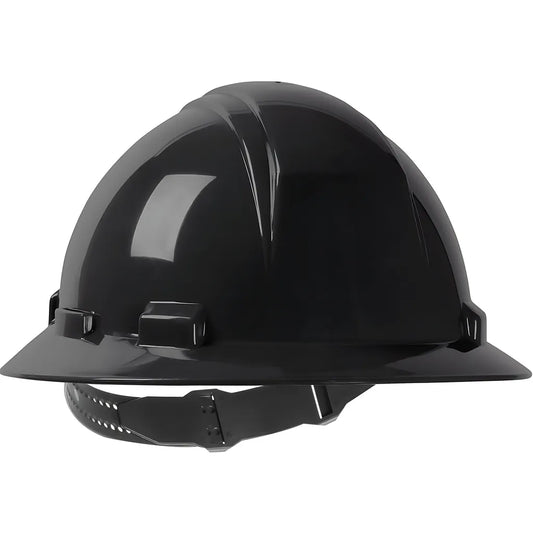 Dynamic 280-Hp641-11 Full Brim Hard Hat With Hdpe Shell, 4-Point Textile Suspension And Pin-Lock Adjustment 280-HP641-11-12455