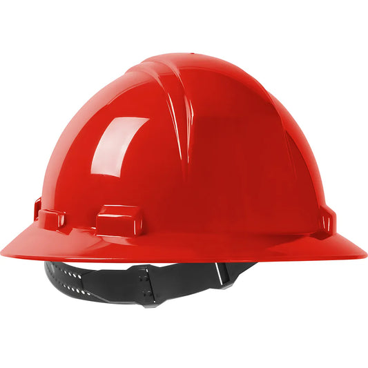 Dynamic 280-Hp641-15 Full Brim Hard Hat With Hdpe Shell, 4-Point Textile Suspension And Pin-Lock Adjustment 280-HP641-15-12461